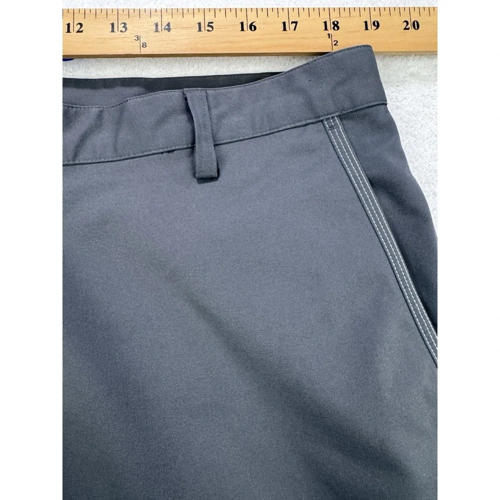 Adidas Climacool Golf Pants Men 38x32 Gunmetal Straight‎ Vented Performance